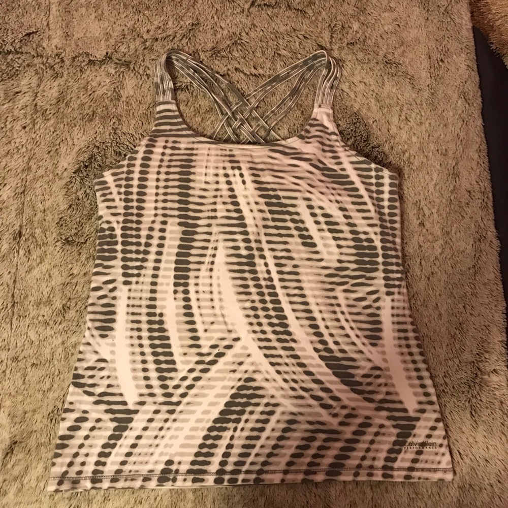 Strappy yoga tank